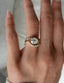 1.0 - 2.0 CT  Oval Cut Moissanite Solitaire Bridal Ring Set