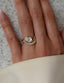 1.0 - 2.0 CT Pear Moissanite Solitaire Bridal Ring Set