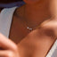 0.48 TCW Pear & Marquise Moissanite Diamond Multi Stones Pendent Necklace - crownmoissanite