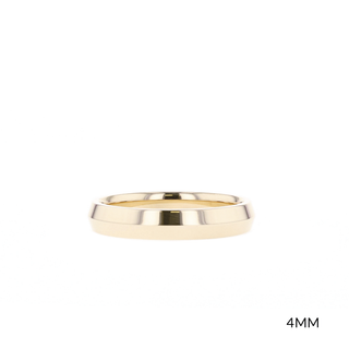 Polished Finish Yellow Gold Regular Men's Wedding Band - crownmoissanite