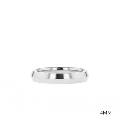 Polished Finish Yellow Gold Regular Men's Wedding Band - crownmoissanite