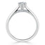 1.0 CT Marquise Shaped Moissanite Solitaire Engagement Ring - crownmoissanite