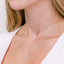 Customize-0.5 TCW Round Moissanite Necklace - crownmoissanite