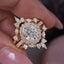 0.70 CT Oval Moissanite Vintage Engagement Ring