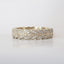 Round Stones Feather Style Men's Wedding Band - crownmoissanite