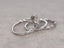 1.0 CT Cushion Shaped Moissanite Halo Bridal Ring Set - crownmoissanite