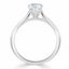 1.0 CT Heart Shaped Moissanite Solitaire Engagement Ring - crownmoissanite