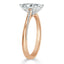 1.0 CT Marquise Shaped Moissanite Solitaire Engagement Ring - crownmoissanite