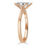1.0 CT Marquise Shaped Moissanite Solitaire Engagement Ring - crownmoissanite