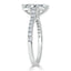 1.0 CT Marquise Shaped Moissanite Solitaire Engagement Ring - crownmoissanite