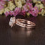 1.50 CT Oval Shaped Moissanite Halo Bridal Ring Set - crownmoissanite