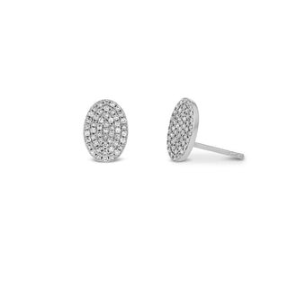 0.30 Round Moissanite Diamond Stud Earrings - crownmoissanite