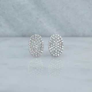 0.30 Round Moissanite Diamond Stud Earrings - crownmoissanite