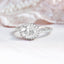 1.0 CT Oval Moissanite Vintage Engagement Ring