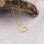 Dainty Heart Shaped Pendant Necklace for Her - crownmoissanite