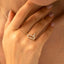 0.22 TCW Round Moissanite Diamond Unity Necklace - crownmoissanite