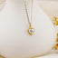 0.20 TCW Heart Moissanite Diamond Milgrain Solitaire Necklace - crownmoissanite