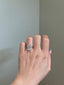 3.0 CT-5.0 CT Emerald Shaped Moissanite Solitaire Engagement Ring - crownmoissanite