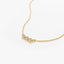 0.10 TCW Round Moissanite Bezel Necklace - crownmoissanite