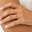0.25 TCW Round Moissanite Cluster Ring - crownmoissanite