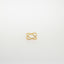 0.10 TCW Round Moissanite Double Band Ring for Women - crownmoissanite