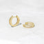 0.50 TCW Round Moissanite Hoop Earrings for Women - crownmoissanite