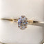 2.0 CT Oval Moissanite Solitaire Style Ring - crownmoissanite