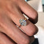 2.0 CT Oval Moissanite Solitaire Style Ring - crownmoissanite