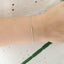 0.06 TCW Round Moissanite Three Diamond Bracelet - crownmoissanite
