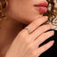 0.50 TCW Round Moissanite Curved Wedding Band - crownmoissanite