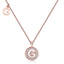 Customized "G" Letter Moissanite Diamond Necklace - crownmoissanite