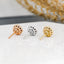 0.50 TCW Round Moissanite Diamond Stud Earrings - crownmoissanite