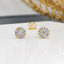 0.50 TCW Round Moissanite Diamond Stud Earrings - crownmoissanite