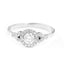 0.30 CT Round Moissanite Vintage Engagement Ring