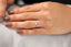 0.25 TCW Baguette Cut Five Stone Moissanite Wedding Band