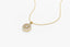 0.32 TCW Round & Baguette Cut Halo Moissanite Diamond Necklace