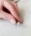 1.5 CT Pear Hidden Halo Moissanite Engagement Ring - crownmoissanite