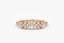 0.57 TCW Round Cut Cluster Diamond Moissanite Wedding Band