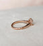 2.0 CT Cushion Hidden Halo & Solitaire Moissanite Engagement Ring - crownmoissanite