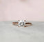 2.0 CT Cushion Hidden Halo & Solitaire Moissanite Engagement Ring - crownmoissanite