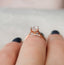 2.0 CT Cushion Shaped Moissanite Hidden Halo Engagement Ring - crownmoissanite