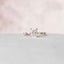 1.50 CT Radiant Dainty Moissanite Engagement Ring - crownmoissanite