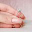 2.0 CT Cushion Cut Pave Setting Moissanite Engagement Ring - crownmoissanite