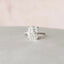 6.0 CT Elongated Cushion Cut Pave Moissanite Engagement Ring - crownmoissanite