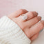 5.0 CT Oval Solitaire & Twig Pave Style Moissanite Engagement Ring - crownmoissanite