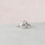 3.0 CT Round Cut Halo Style Moissanite Engagement Ring - crownmoissanite
