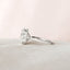 5.0 CT Oval Hidden Halo Setting Moissanite Engagement Ring - crownmoissanite