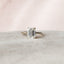 4.0 CT Emerald Solitaire & Hidden Halo Moissanite Engagement Ring - crownmoissanite