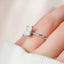 3.5 CT Radiant Twisted Rope Pave Setting Moissanite Engagement Ring - crownmoissanite