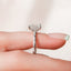 3.5 CT Radiant Twisted Rope Pave Setting Moissanite Engagement Ring - crownmoissanite